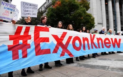 NY Attorney  General’s  office says…Exxon should pay up to US$1.6B for ‘hiding’ climate change risks