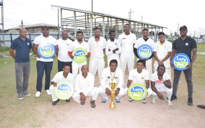 BCB/Let’s Bet Sports 100 balls tournament RH Canje defeat Guymine to lift New Amsterdam Canje title