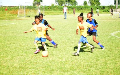Smalta Girls’ U-11 Peewee football tourney underway