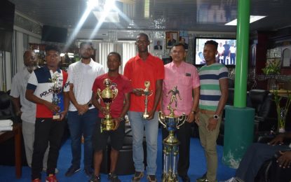 Brian Tiwari Birthday Football prize winners receive prizes