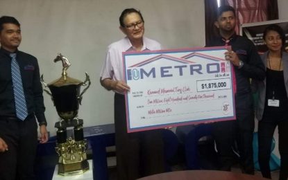 Metro Office & Computer Supplies sponsors feature event at KMTC Boxing Day Meet