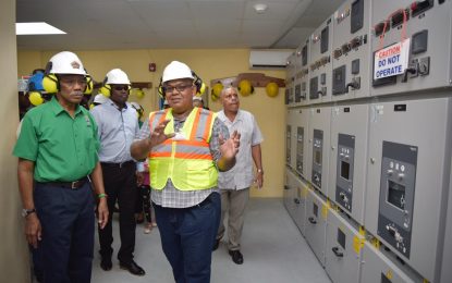 Pres. Granger commissions $800M power plant in Bartica