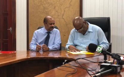 Central Bank signs MoU with Finance Ministry to ensure transparent management of Natural Resource Fund