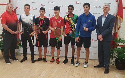 Guyana Squash team competitive in Canada Move to USA from tomorrow for US Junior Open