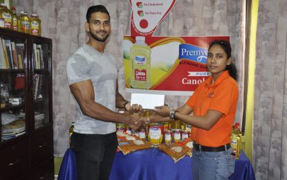 Mahadeo lands Premyum sponsorship for KARES 2020 Caribbean Fitness Challenge preparation