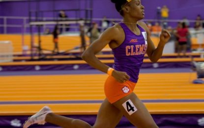 Foster named ACC Women’s Track Performer of the week