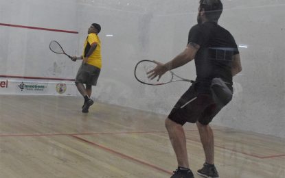 BCOS Guyana Masters Squash Tourney Players turn back the clock on opening night