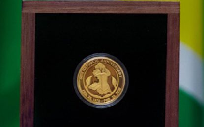 Gold medallions for Guyana’s 50th Republic anniversary