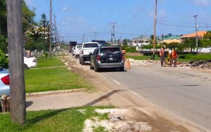Minister fixes road destroyed by resident