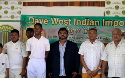 GCB/Dave West Indian Imports and Exports U-15 Inter County Tourney launched