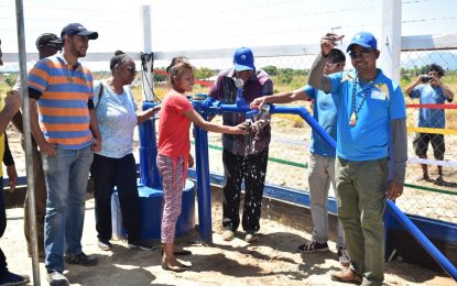 GWI commissions Karasabai, Meriwau water supply systems