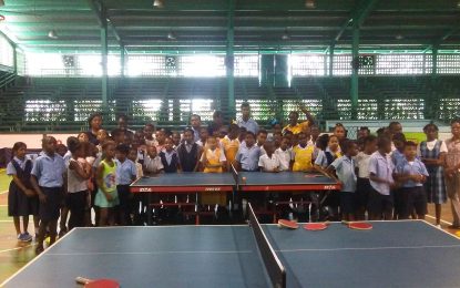 Ministry of Education, NSC, GTTA conducts beginners Table Tennis coaching programme