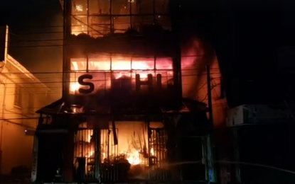 Fire destroys Regent Street store