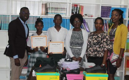 Centre For Guyanese Progress issues Scholarships to three St. Georges High students