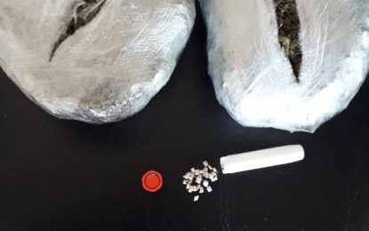 NA man nabbed with cocaine and cannabis