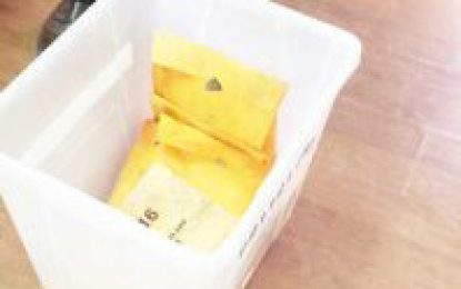 GECOM discovers another soaked ballot box