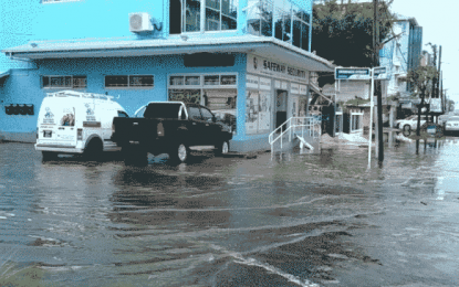 Overnight downpour floods sections of Georgetown