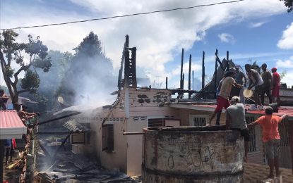 Port Mourant family loses home, business in fire