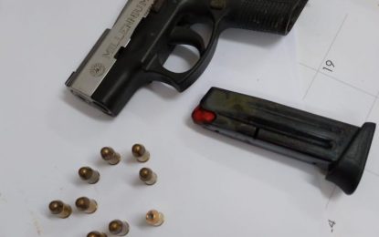 Two arrested after gun tossed from car that eluded police patrol