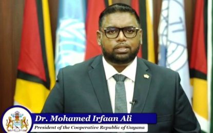 President Ali urges for more resources, financing in maiden UN address