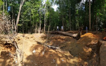 More illegal mining, fishing activities found in Iwokrama’s forests