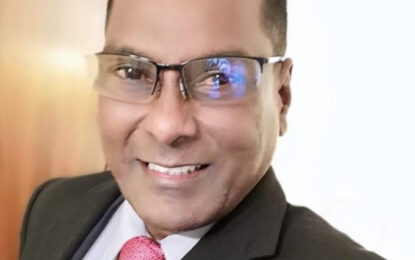 Chief Medical Officer, Dr. Shamdeo Persaud, calls it a day