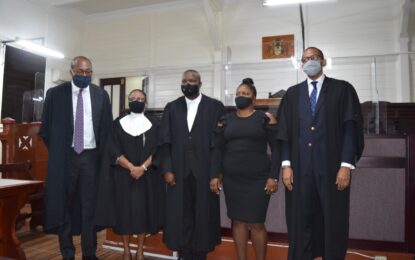 Former Berbice police commander admitted to bar