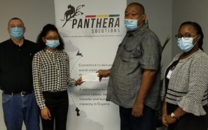 Panthera Solutions makes financial contribution to RHTYSC Christmas Programme