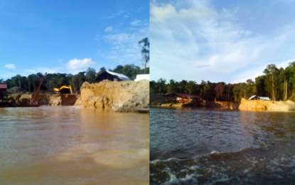 Natural Resources condemns illegal mining along the Potaro River