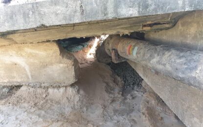 Man living under bridge caused road to cave in