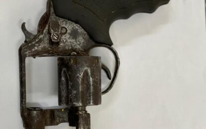 Man busted with firearm tells cops he found it in trail