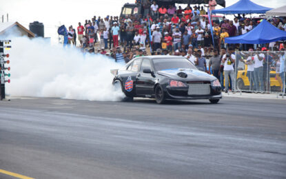 Trans Pacific pits with GMR&SC for Drag Championship