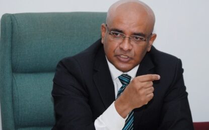 Weak Liza 1 & 2 Environmental Permits are “an abomination” – VP Bharrat Jagdeo