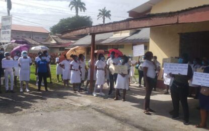 Linden nurses continue to bar CEO from entering office