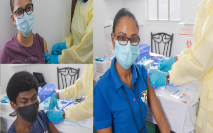 Guyana sees large turnout of young people for COVID-19 immunisation