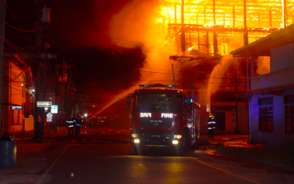 Fire destroys Sharon’s Mall