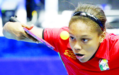 Team Guyana out of singles competition Edghill and Britton set for mixed doubles tomorrow
