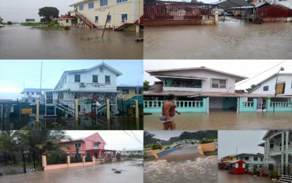 Bartica among areas flooded after heavy rainfall