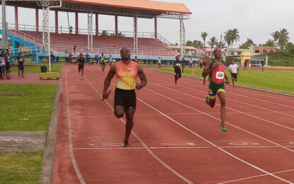 Police Progressive Youth Club are Guyana Ex-athletes and Friends Inc Independence relay champs