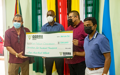 GGDMA donates $1.5 M to CDC for flood relief