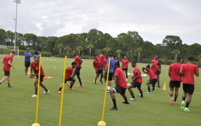 ‘Golden Jaguars’ hold first training session ahead of July 3rd clash with Guatemala