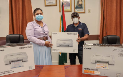 Innovative IT Solutions donates printers to Education Ministry
