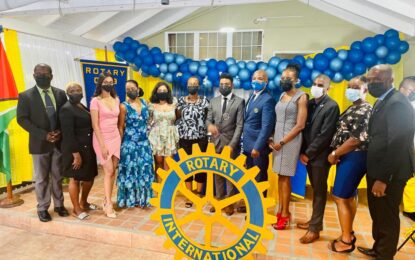 Rotary Club of G/Town Central installs 38th Board of Directors