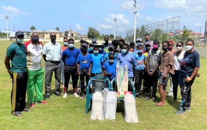 GCA contributes to Agricola Cricket club MYO beat Agricola in practice match