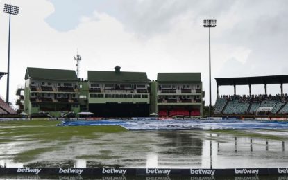 Pakistan take series 1-0 after 4th T20I rained out at Providence