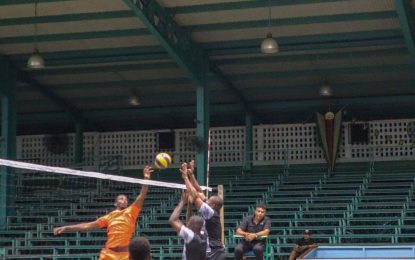 Eagles beat league leaders in straight sets
