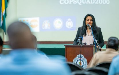 “We’re holding you accountable” – Minister Persaud tells COPSQUAD graduates