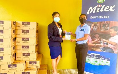Desinco Trading partners with GFF with donation of Milex “Hi & Low” milk powder to fuel football programmes