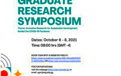 UG’s School of Graduate Studies and Research to host inaugural symposium from tomorrow