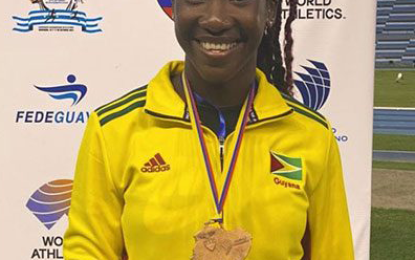 Bright is lone medalist for Guyana at S.A. Junior Games